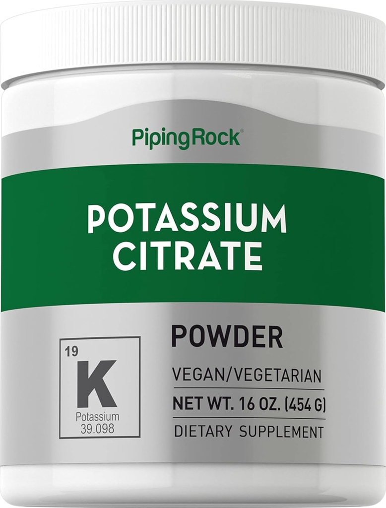 (原始内容存档于2017-09-26). Piping Rock Potassium Citrate Powder Supplement | 1 lb |  Un  Un get get get get get get Vegen, Non-GMO, Gluten Free