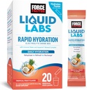 FORCE FACTOR maye Labs Electrolytes Toz Packets -Tropical Fruit -Hydration Packets 5 Essential Electrolytes, Vitaminlər, Minerals və Antioksidlər, 20 Stick Packs ilə Electrolyte Water, Electrolyte Water, Yaponiyaları
