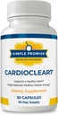 Cardioclear7 - Coenzima Q10 (CoQ10) 100mg e PQQ 10mg Suplemento de Saúde Cardíaca com Shilajit - Suporta Circulação, Energia Celular & Saúde Cardiovascular - 30 Cápsulas