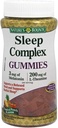 Nature's Bounty Sleep Complex Gummies 60ct, 3 millgrams Melatonin, 200 milligrams L-Theanine Gummies (2 Pack)