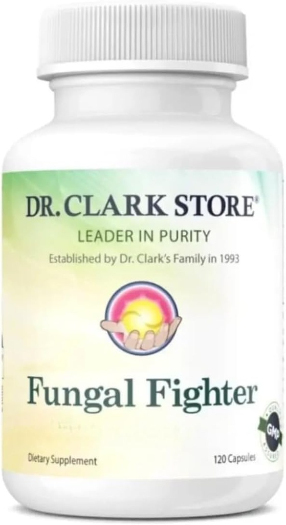Dr. Clark Store Fungal Fighter – 120 Kapseln, Unterstützt gesunde Pilz Balance & Immunsystem Unterstützung