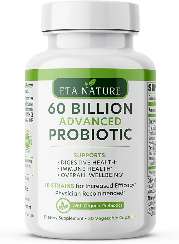 Advanced Probiotics for Men - Probiotics for Digistive Health, Gut Support and Immunity