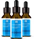 3 Pack - Cerebrozen Ear Drops - Cerebrozen, Cerebrozen 24, Cerebrozen 360 Hearing Support, Cerebrozen Drops, Cerebrozen Liquid, Cerebrozen Drops for Ears, 3 bottiglie per 3 mesi