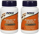 Nå Probiotic-10 25 milliarder, 50 greve (Pack of 2)