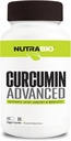 NutraBio Curcumin Advanced Digestion & Joint Support Complex, 60 Grønnsaker Kapsler