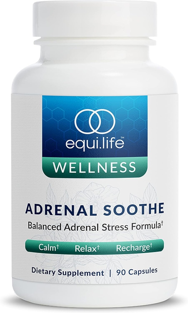 Equilife Herbal Support Supplemento con Ashwagandha e L-teanina, Progettato per il benessere generale giornaliero, Integratori per uomini e donne, Senza glutine, Vegan, Dairy Free, Non OGM, 90 capsule