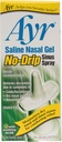 Ayr Saline Nasal Гель No-drip Sinus Spray З Soothing Aloe Vera, 0.75 Fl Oz Spray пляшки, (Pack of 1)