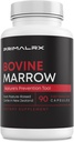Bovine Marrow: Grass Fed Bone Marrow – Immunity Vitamins/Kidney Support/Blood Circulation Supplements (K2 Vitamin/Calcium Supplement, Collagen Supplements, CLA Supplements) - 90 Capsules