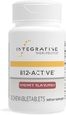 Integration Therapeutics B12-active - B12 Supplement for Nerve Office * - การสนับสนุนแบบเคี้ยวได้ - Dairy, Soy & Gluten-Free - Surry Fravred, 30 table Tables (30 servers)