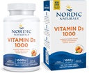 Nordic Naturals Vitaminas D3 1000, Oranžinis - 120 Mini Minkšti geliai - 1000 IU Vitaminas D3 - Sveikų Bones, Mood & Immune System Function - Ne GMO - 120 Servings