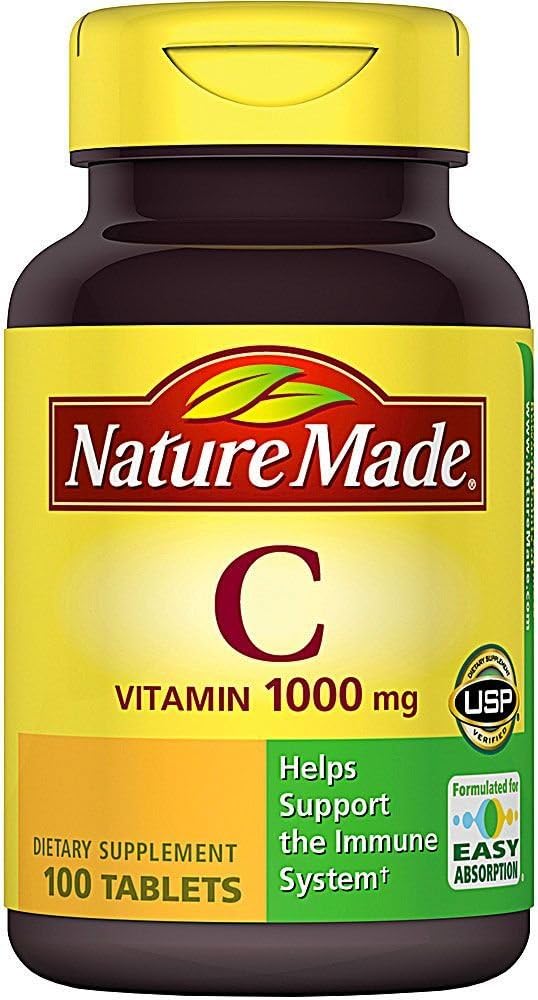 Nature Made Vitamin C 1000 mg Tablets 100 Ct