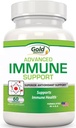 Urrezko Banner Immune Support Supplement Superior Anti-Oxidant - Boosts Immune System Raspberry Gorria, Pomegranate, Pine Bark, Grape Seed, Green Extracts- Polyphenols, Lycopene