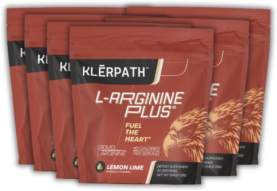 Lemon Lime 6 Pack - Presión arterial, Fórmula de colesterol, Suplemento de saúde cardíaca, 13.4 OZ (380g)