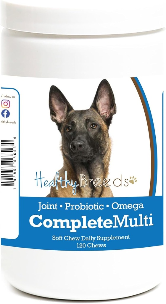 Böyük Britaniya Malinois Bütün One Multivitamin Soft Chew 120 Count