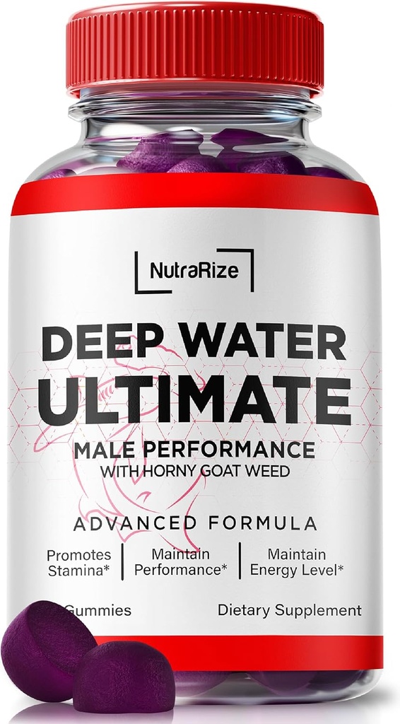 NutraRize Deep Water Ultimate Kişi Gummies - Official Deep Water Kişi Essentials, Kişi üçün Premium Deepwater Ultimate Gummies, Deep Water Ultimate Kişi Gummy, Performans Review (60 Gummies)