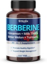 Premium Berberine Supplement with Ceylon Cinnamon, Silence Melon, Milk Thitle - 150 Day Smidge (150 Count (Pack of 1).