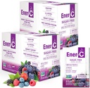 Ener-C Sugar Free Multivitamin Drink Mix - Vitamin Powder for Water, Electrolytes Powder No Sugar, Hydration Boost Packets, Zero Sugar, Vitamin C & B12 Supplement Liquid Mix - Mixed Berry, 60 Count