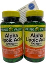ThisNThat Nutritional Supplement Tuki Bundle: (2) 200mg 100 t pullo Alpha Lipoic Acid Tip Card