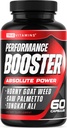 Testosteron Booster Supplement voor mannen - Performance Test Boost - Man verbeteren uitbreiding pillen - Verbeter energie, duurzaamheid, uithoudingsvermogen, kracht, aandrijving en spiergroei - 60 capsules - 30 porties