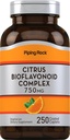 Piping Rock Citrus Bioflavonoids Complex | 750 mg | 250 Caplets | Non-GMO, Gluten Free Supplement