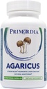 Primordia Pure Agaricus Mushroom Supplement, 60 Kapsule, Liquid State Fermentation, Agaricus Blazei Murill Huby, úľava od stresu, podporuje funkcie pečene a imunitné funkcie