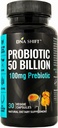 Probiotici 50 miliardi - 11 Strain Probiotici Live per Uomini e Donne - Migliore per sostenere la salute digestiva e immunitaria. con Lactobacillus Gasseri - Garantito Potency to Expiration