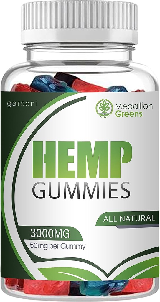 Medaillon Greens Hennep Gummies (Single, 60 Gummies)