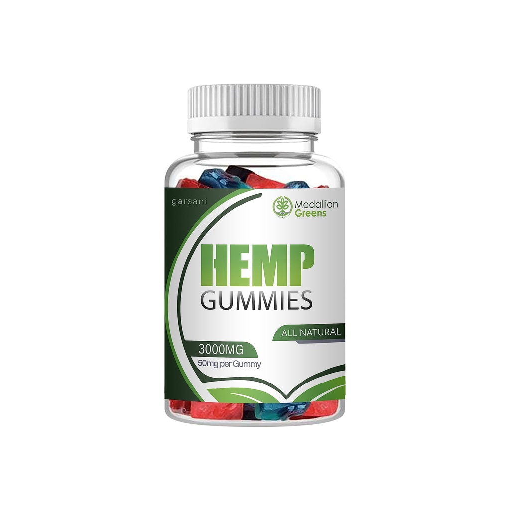 Medallion Greens Hemp Gummies (Single, 60 Gummies)
