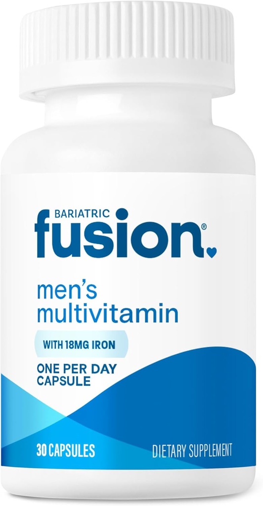 Bariatric Fusion One Per Day Bariatric Multivitamin עם Iron for Men | עם ויטמין Prostate & Heart Supports* | Gastric Bypass and Opstrectomy