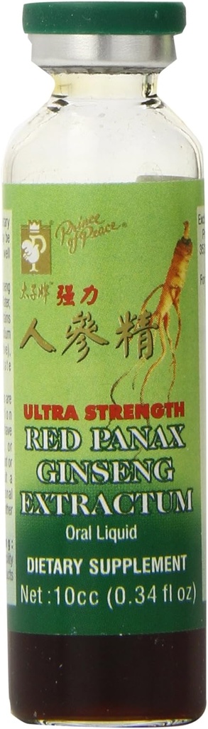 Prince of Peace Red Panax Ginseng Extractum Ultra Strength Addition 30 Count