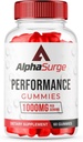 (1 iepakojums) AlphaSurge Gummies for Male, Alpha Surge Advanced Formula Gummies with 1000 MG Chewable, AlphaSurge Natural Ingredients Gumies (60 Gumies)