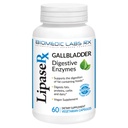 Gallbladder Formula, Lipase, Protease and Amylase Digestive Enzymes to Reduce Bloating - Vegetarian Formula, 60 Veg Capsules