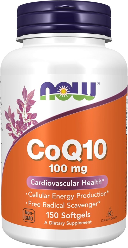 JETZT Nahrungsergänzungsmittel, CoQ10 (Coenzym Q10) 100 mg, Pharmazeutischer Grad, Herz-Kreislauf-Gesundheit*, 150 Softgels