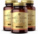Solgar Methylcobalamin (Vitamin B12) 5000 mcg, 60 Nuggets (Pack of 3) - Cherry Flavor - Supports Energy Metabolism - Body-Ready, Active Form - Non-GMO, Vegan, Gluten Free - 180 Total Servings