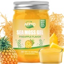 ACEYO (12 OZ Irish Sea Moss Gel Raw Vegan Ananas Arv 102 Vitamin og mineral Wild Harvested Non-GMO immunforsvar Booster Thyroid fordøjelsesstøtte