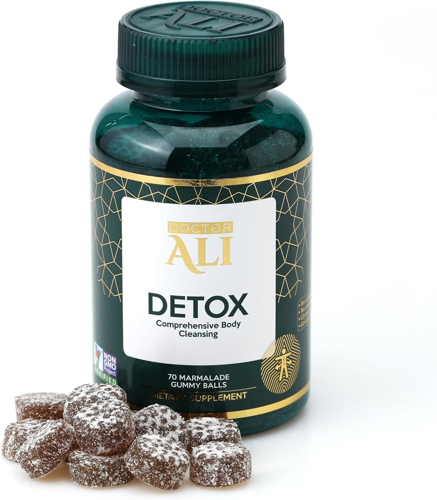 Doctor Ali - Detox Gummies voor Uitgebreide lichaamsreiniging Gemaakt met Biologische Ingrediënten