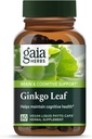 Gaia Herbs Ginkgo Leaf - Traditionell verwendet, um gesunde Zirkulation und Gehirn Funktion* - Kräuterergänzung - 60 Vegan Liquid Phyto-Capsules (20-Day Supply)
