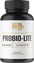 Golden After 50 Probio-Lite - Gut Health və Digestion Support üçün - Kişi və Qadınlar üçün Probiyotikler - 30 Gelatin Kapsüller - Occasional Heartburn, Gas, Indigestion