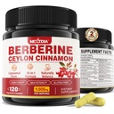 Nextdia 2 Pack 1500mg Liposomal Berberine HCL with Ceylon Cinnamon Bitter Melon, Organic Berberine Complex Supplements with Banana Leaf, Supports Immune & Digestion - Vegan 240 Capsules