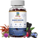 Black Seed Oil Gummies, Black Seed Oil, Sea Moss, Ashwagandha, Elderberry, Gurkemeje, C-vitamin, D-vitamin, zink, Beet Root Powder, Support Immunsystem, Lever, kardiovaskulær sundhed, strålende hår & hud