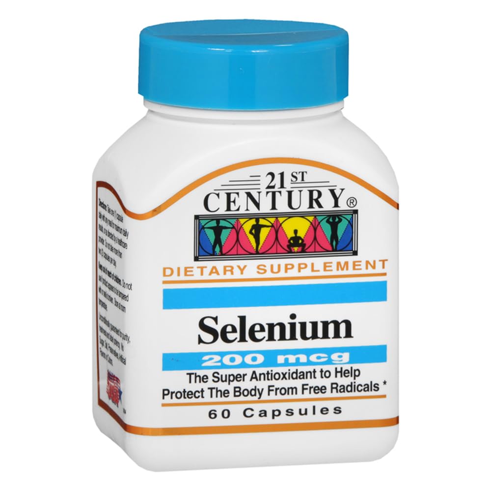 21st Century Selenium, 200 mcg, 60 Capsules
