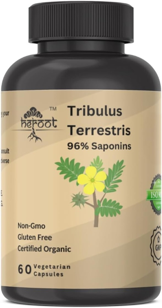Tribulus Terrestris Suplemento para Homens e Mulheres (Pacote de 120 Cápsula)