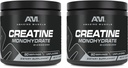 놀라운 근육 Micronized Creatine Monohydrate | 90 서빙 | 5000 Mg per 서빙 | 1 Lb (454 Gram) | 이상 사전 & 포스트 운동 보충 | 불확실한 (2 팩, 1 Lb | 불확실한)
