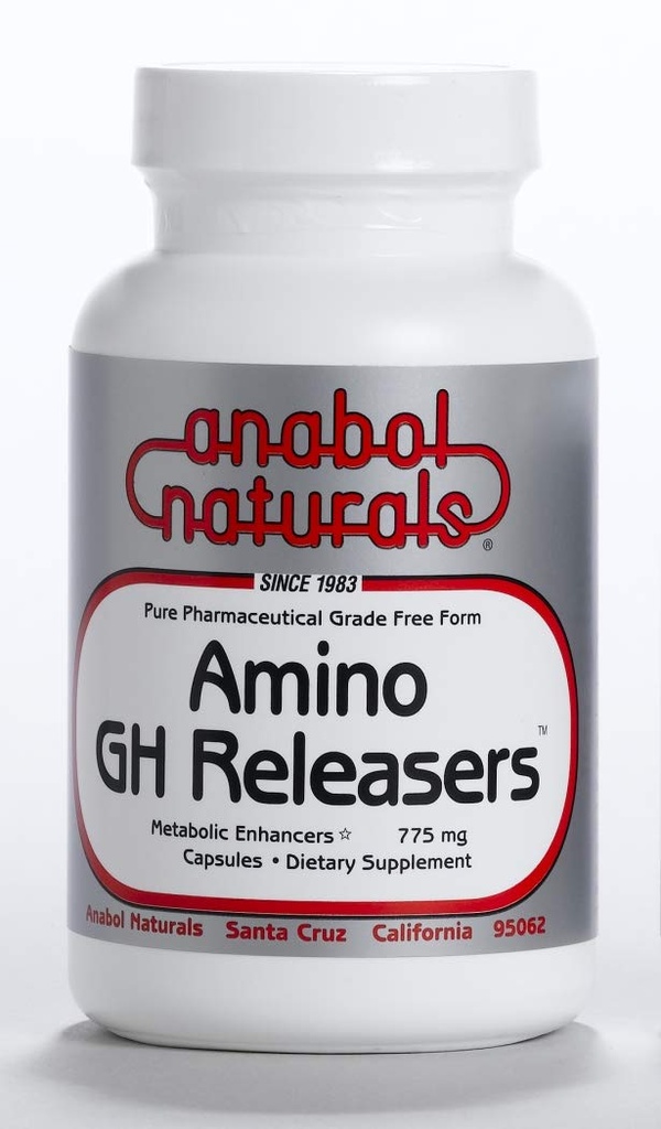 Anabol Naturals Amino GHReleasers Pre-Workout Amino Acid Supplement – MetaboEnhancer with L-Glutamine and L-Arginine for Lean Muscle, 500 Capsules