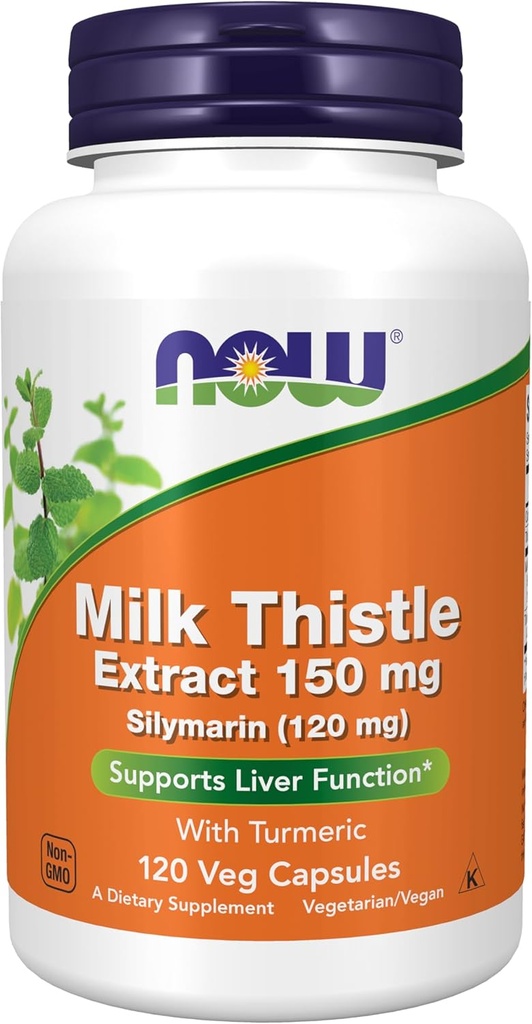 Ara menjars suplementaris, la llet Siymarin Thistle va extreure 150 mg amb Turmeric, ajuda en directe funció *, 120 Veg Capules