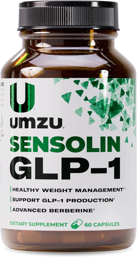 UMZU Sensolin GLP-1 Support Supplement - 30 Day Supply - s dihydroberberine, Ceylon Skořice, Chrom & Biotin - Podporuje Metabolické funkce, Focus & Energy Balance