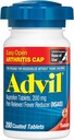 Advil (200 Conte) Easy Open Artrita Cap Durere Relieiver / Fever Reductor comprimat acoperit, 200 mg Ibuprofen, Durere temporara Reliever