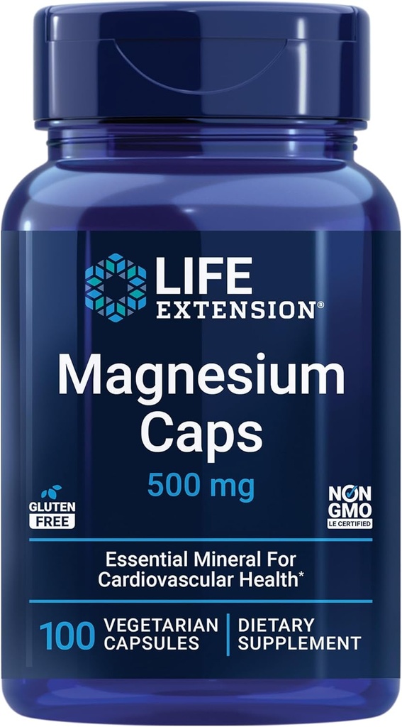 Life Extension Super Bio- Curcumin Turmeric + Magnesium Kapsle Srdce Zdraví Kosti Metabolismus Non- GMO Gluten- Free Vegetarian 60 + 100 Kapsle