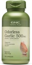 GNC Herbal Plus Ajo sin olor 500 mg Suplemento, Vegetariano, soporta la salud cardiovascular, 100 servicios