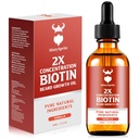 Rastový olej - 2X koncentrácia Biotín pre mužov (2 oz) - prírodné s Argan, Jojoba a vitamín, rast zmäkčovač, hydratačný (Vanilla)